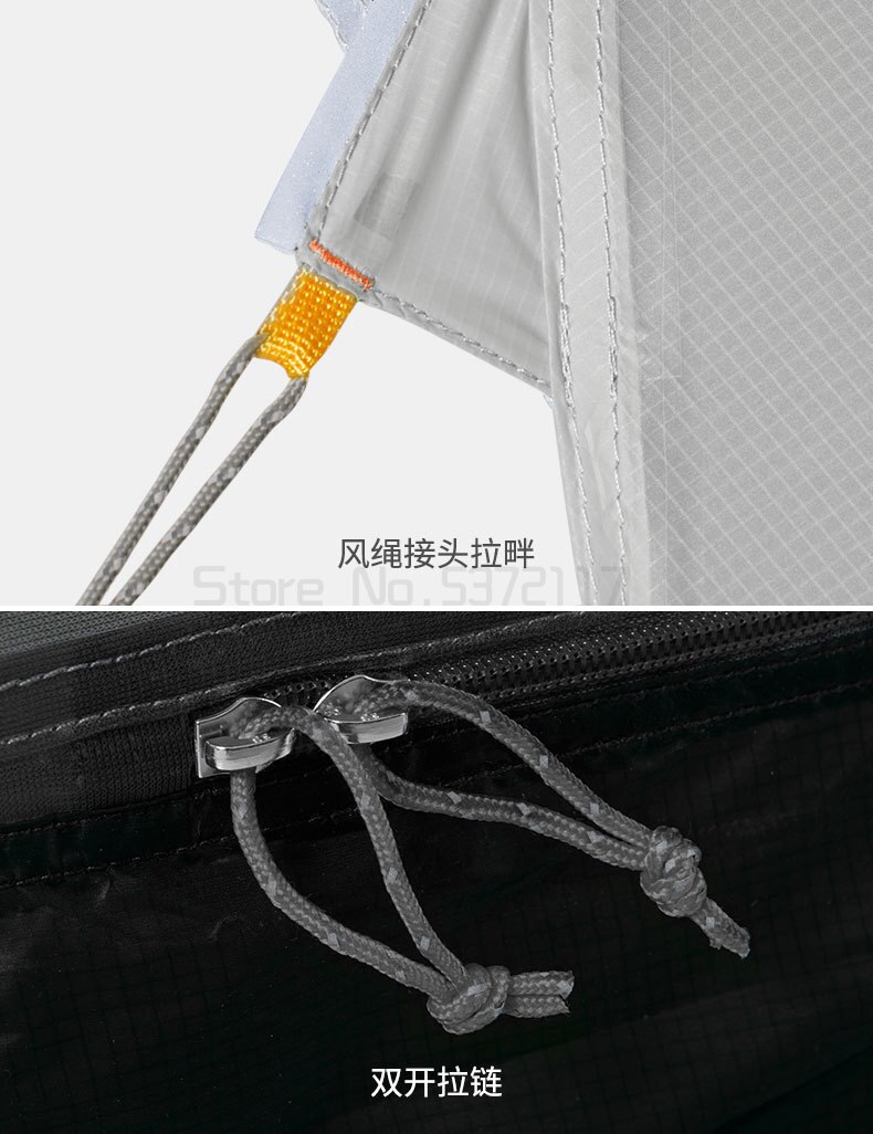 Cheap Goat Tents Mongar Camping Tent 2 Persons Ultralight 20D Nylon Aluminum Alloy Pole Double Layer Outdoor Hiking Tent NH17T007 M Tents 
